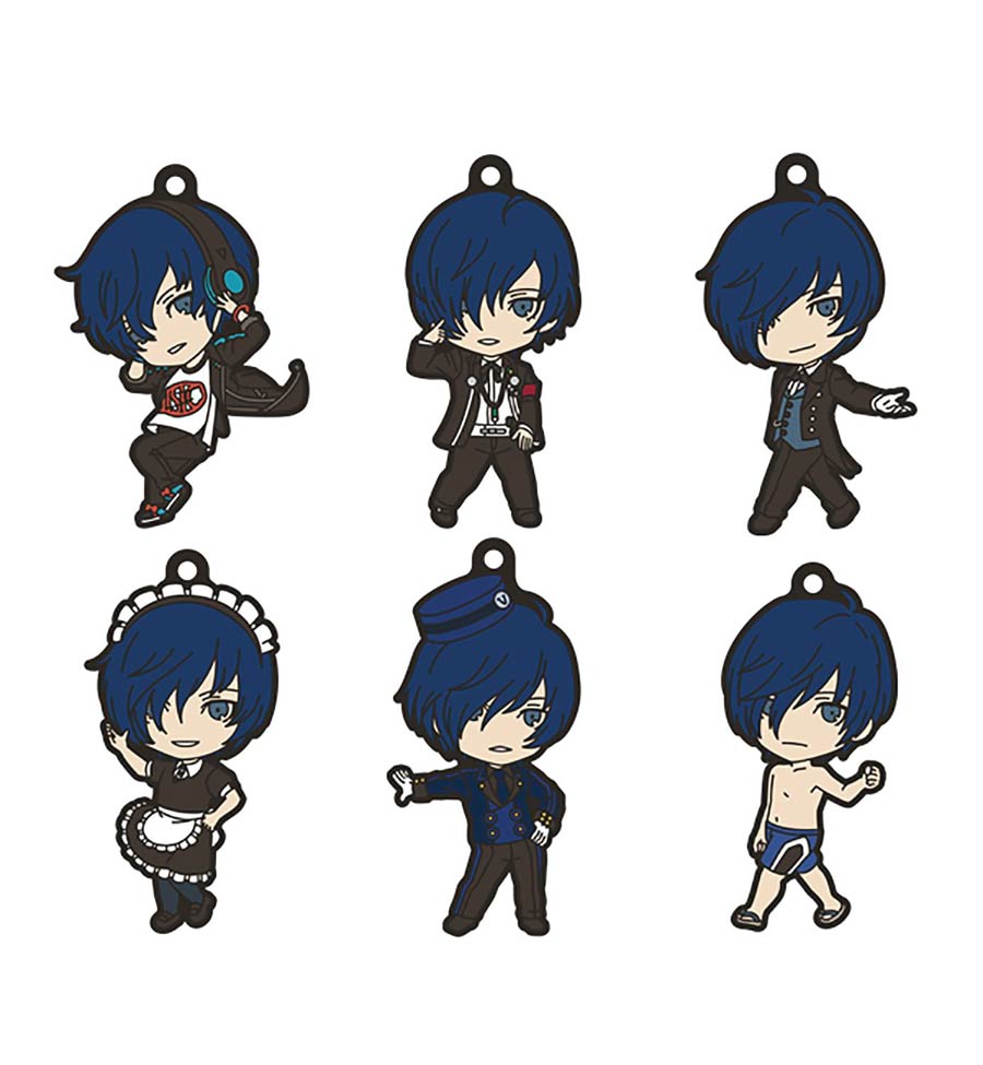 Persona 3 Dancing Nendoroid Plus Keychain Blind Mystery Box 6-Piece Display
