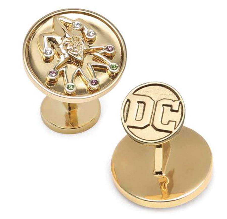 DC Comics Joker Gold Plated Cufflinks