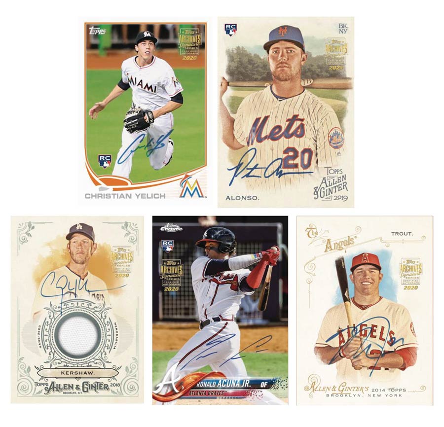 Topps 2019 Archives Signature Series Baseball Trading Cards Box