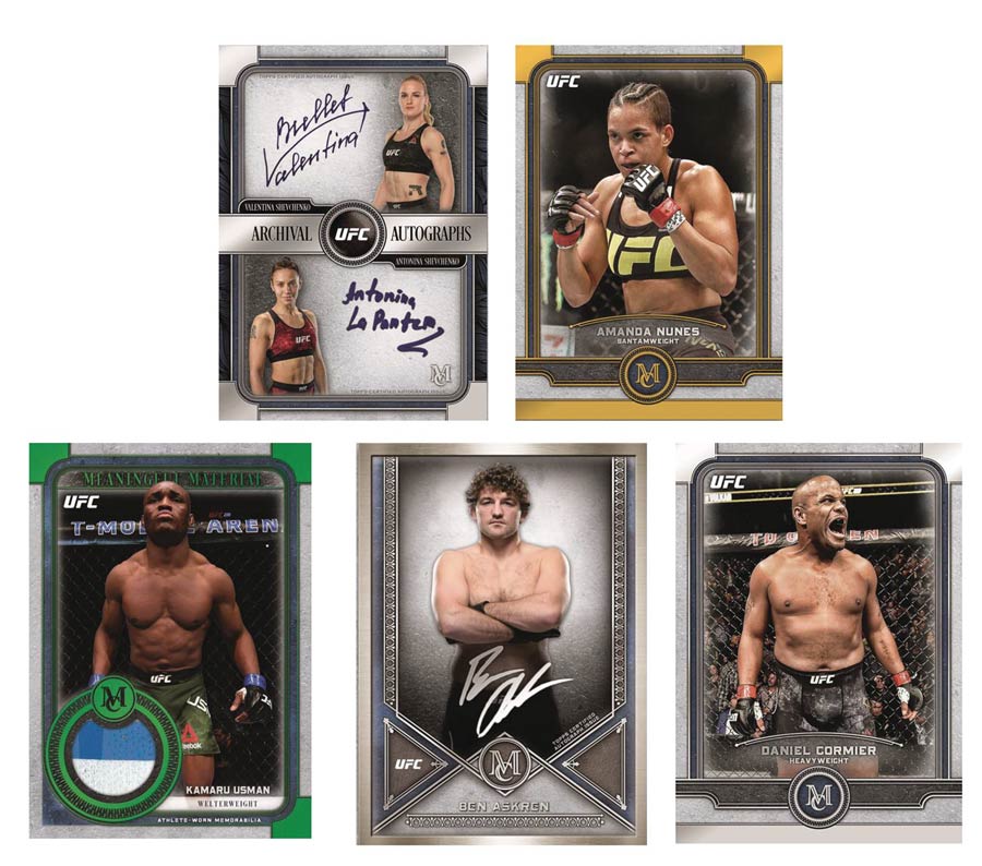 Topps 2019 UFC Museum Collection Trading Cards Box