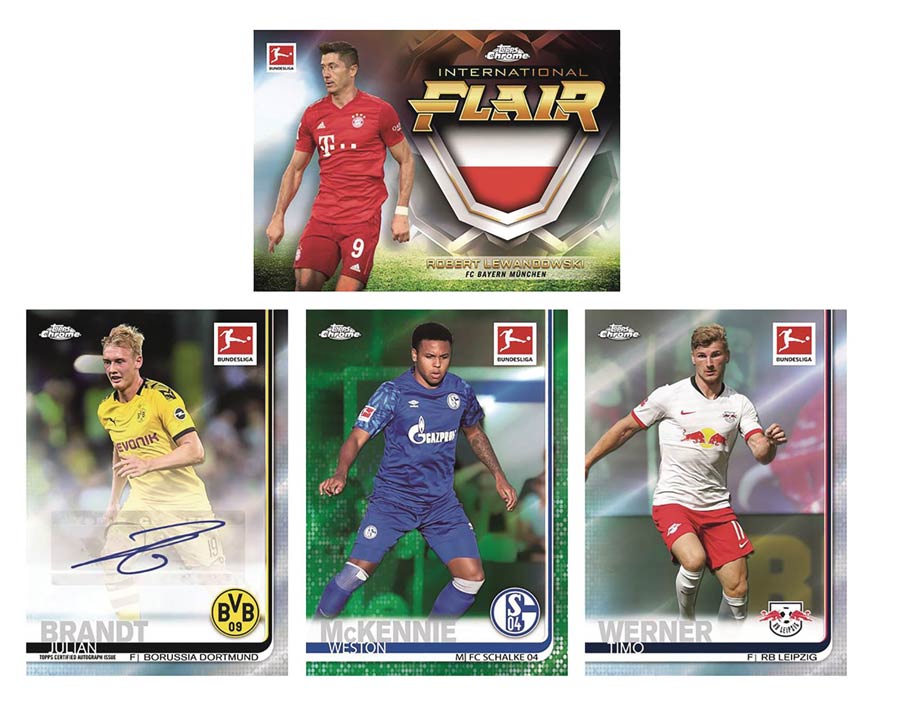 Topps 2020 Chrome Bundesliga Soccer Trading Cards Box
