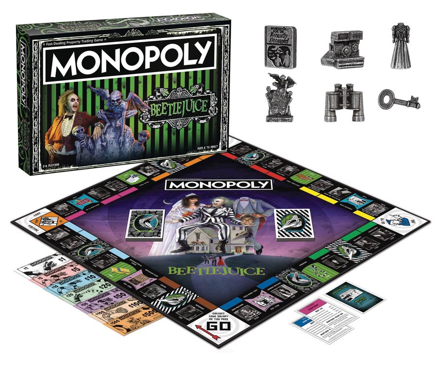 Monopoly Beetlejuice Edition Board Game