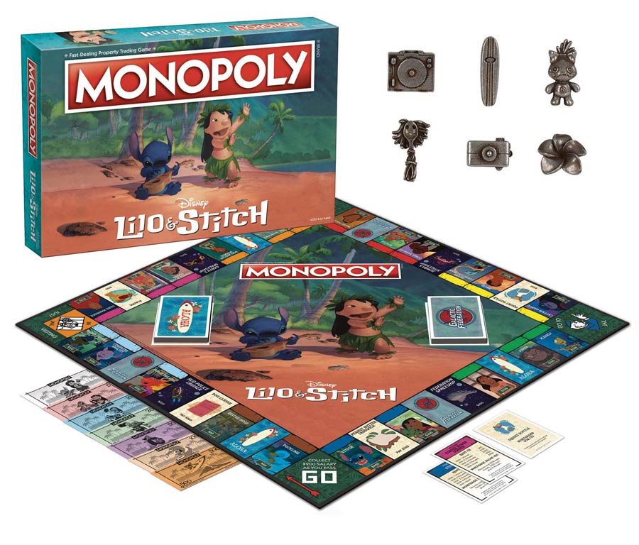 Monopoly Disney Lilo & Stitch Edition Board Game