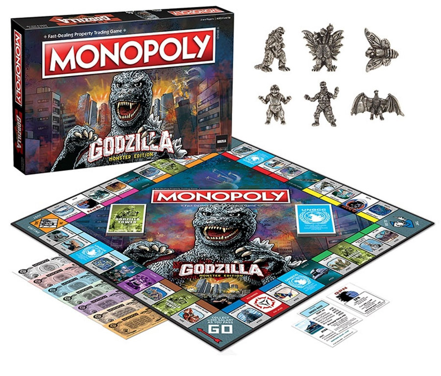 Monopoly Godzilla Edition Board Game