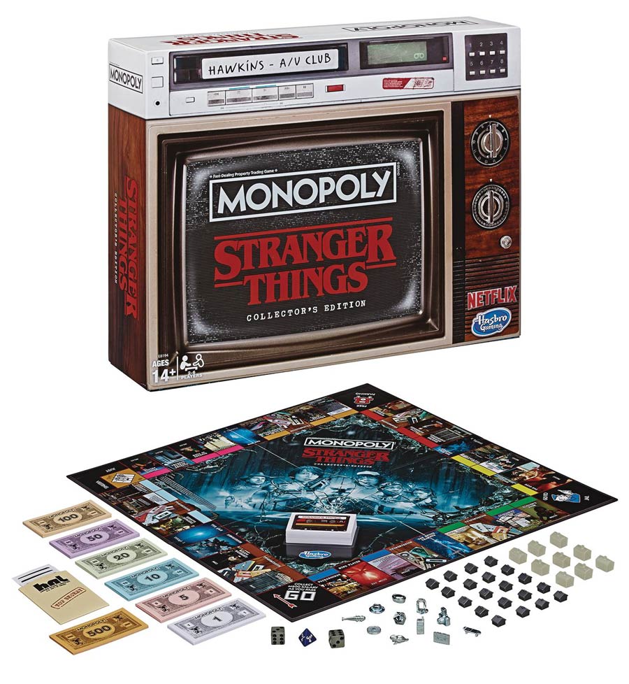 Monopoly Stranger Things Collector Edition Game Case