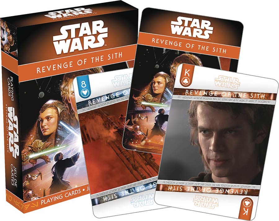 Star Wars Prequel Trilogy Playing Cards - Episode III Revenge Of The Sith