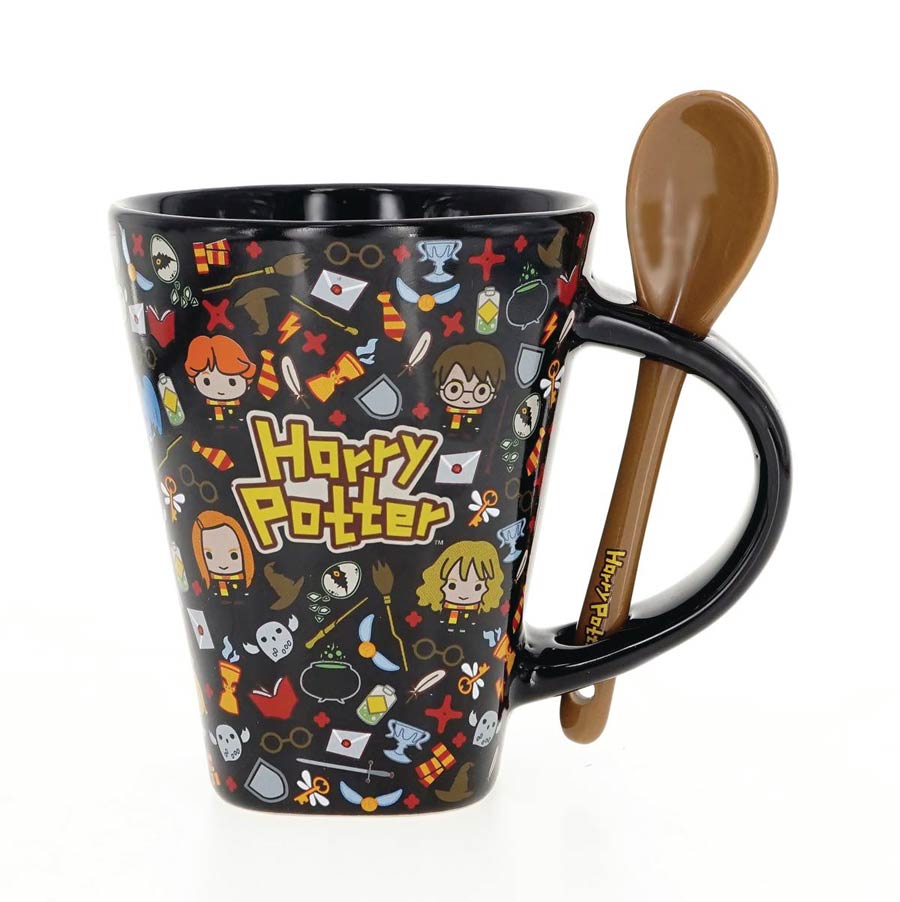 Harry Potter Charm Mug With Spoon