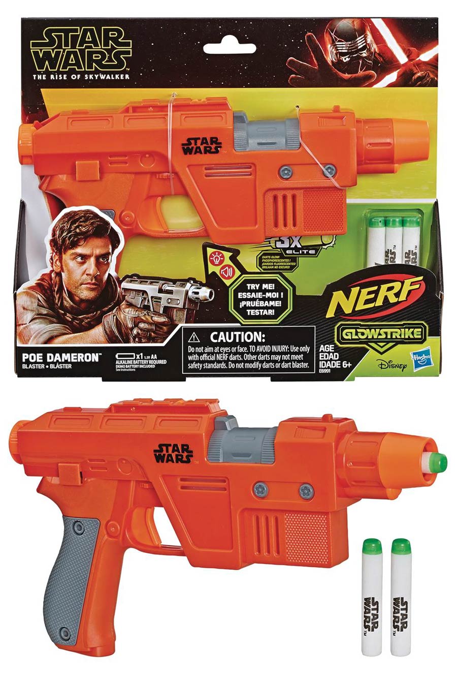 Nerf Star Wars Episode IX Rise Of Skywalker Poe Dameron Blaster Case