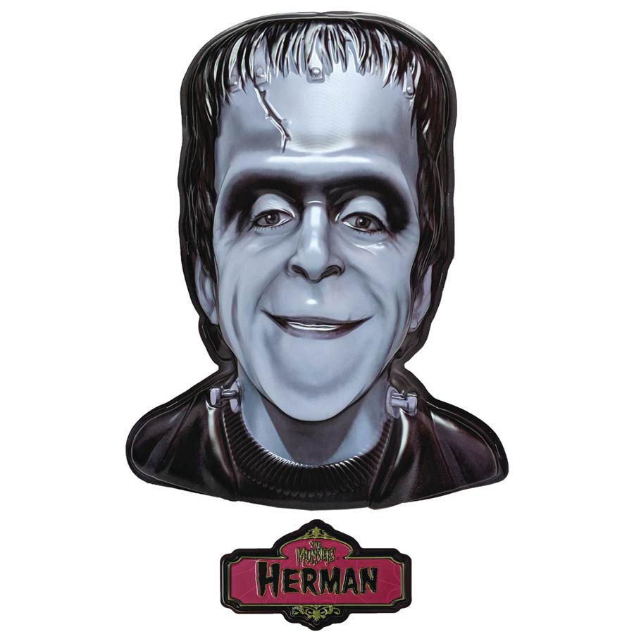 Munsters Plastic Mask Wall Decor - Herman Munster