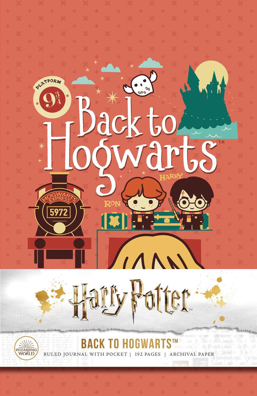 Harry Potter Back To Hogwarts Ruled Journal HC