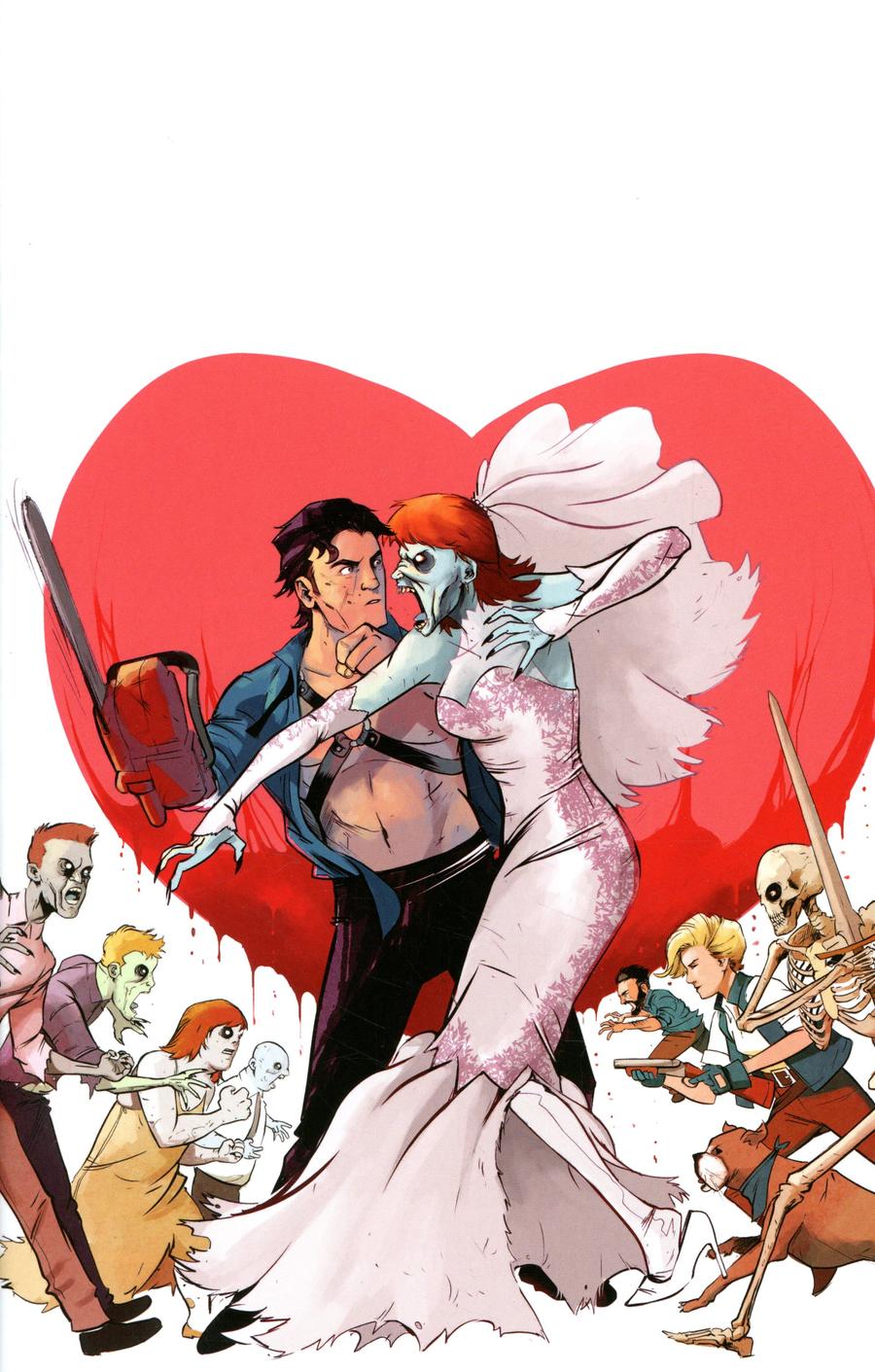 Death To The Army Of Darkness #1 Cover J Incentive Sebastian Piriz Valentine Virgin Cover