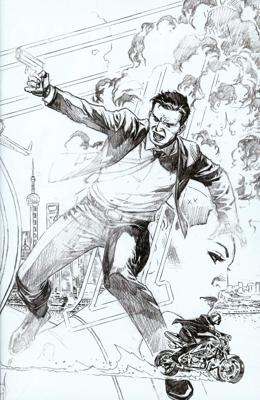 James Bond Vol 3 #3 Cover E Incentive Jim Cheung Pure Pencil Cover