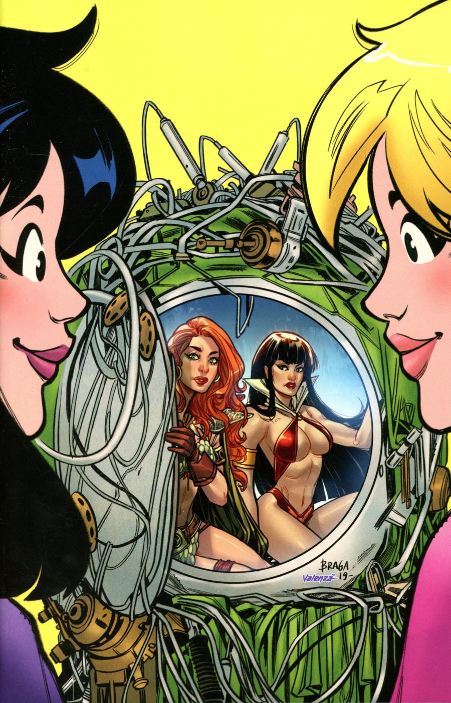 Red Sonja And Vampirella Meet Betty And Veronica #9 Cover L Incentive Laura Braga Virgin Cover