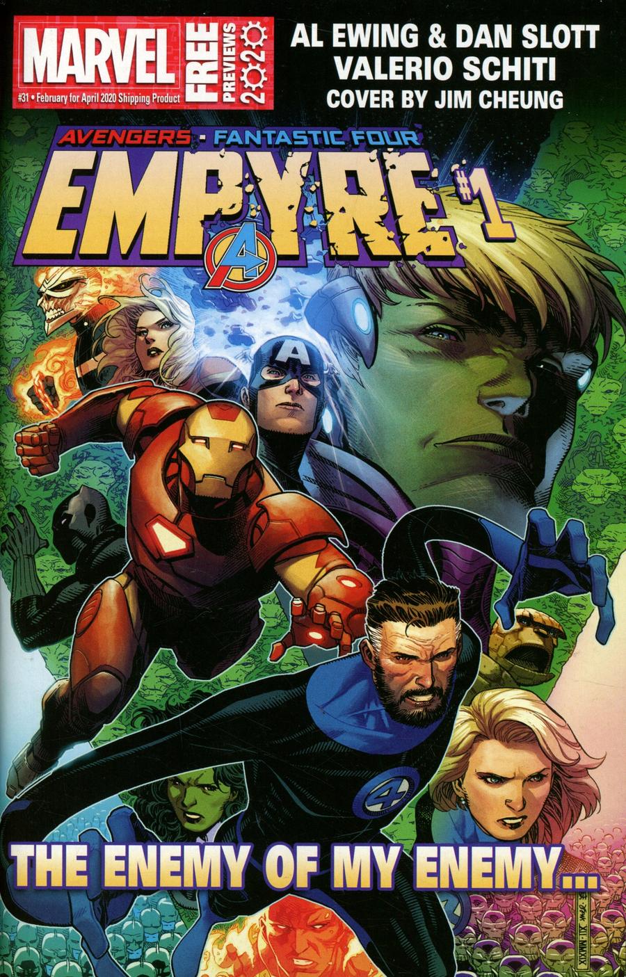 Marvel Previews Vol 4 #31 February 2020 - FREE -