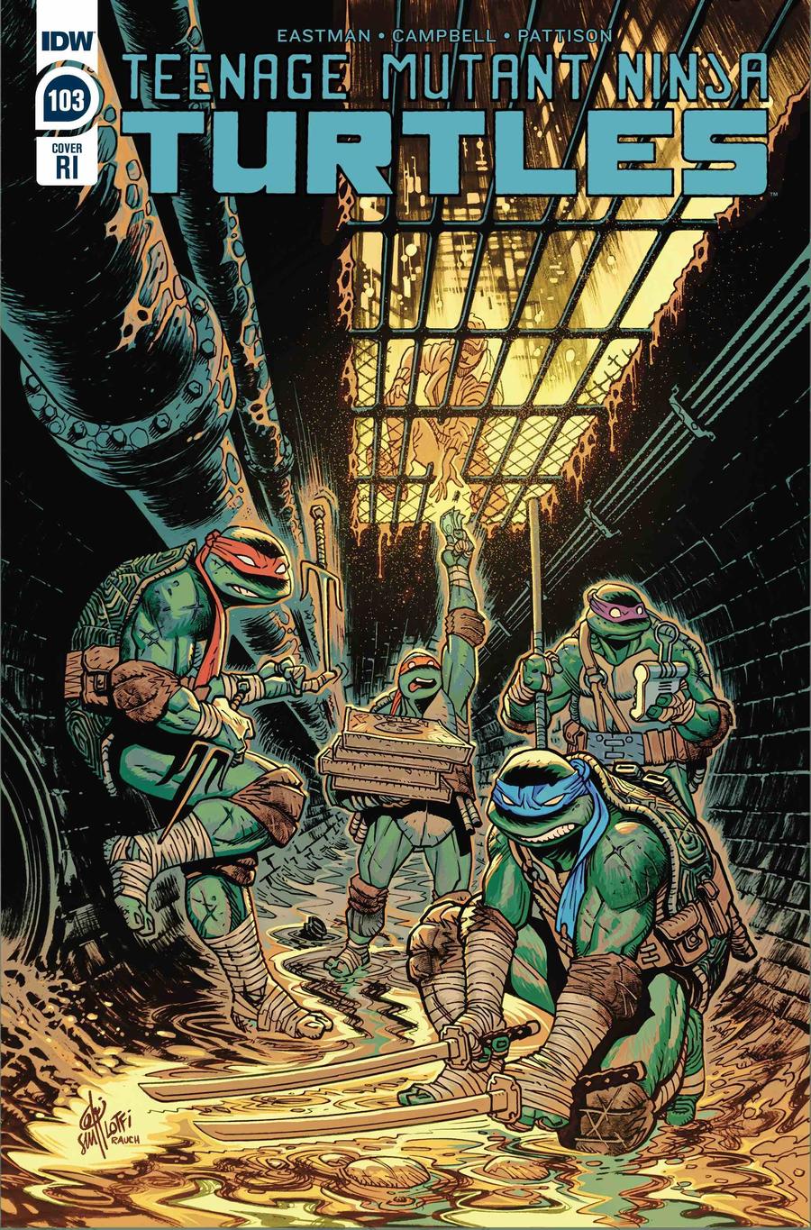 Teenage Mutant Ninja Turtles Vol 5 #103 Cover C Incentive Sam Lotfi Variant Cover