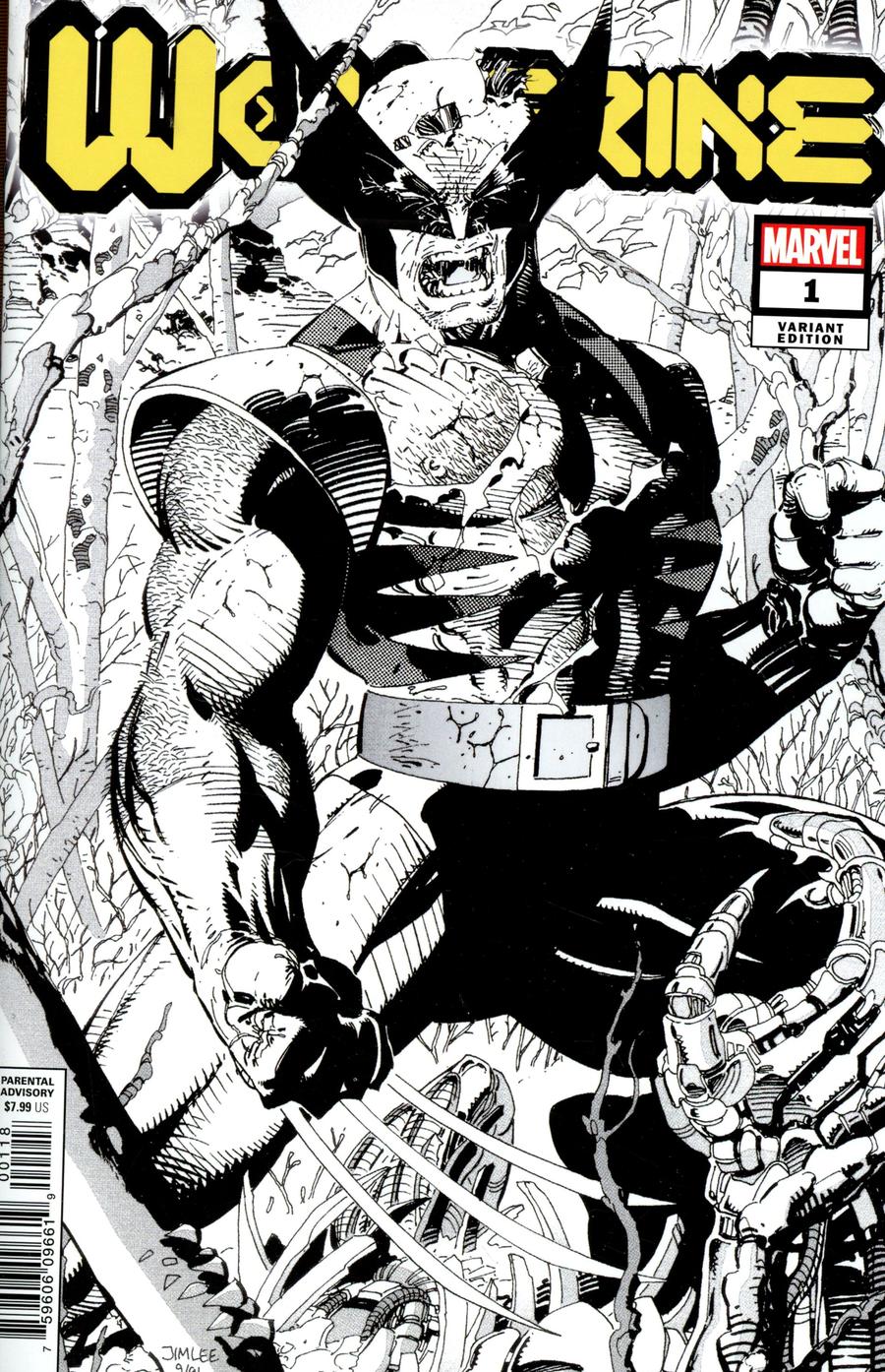 Wolverine Vol 7 #1 Cover L Incentive Jim Lee Hidden Gem Sketch Variant Cover (Dawn Of X Tie-In)