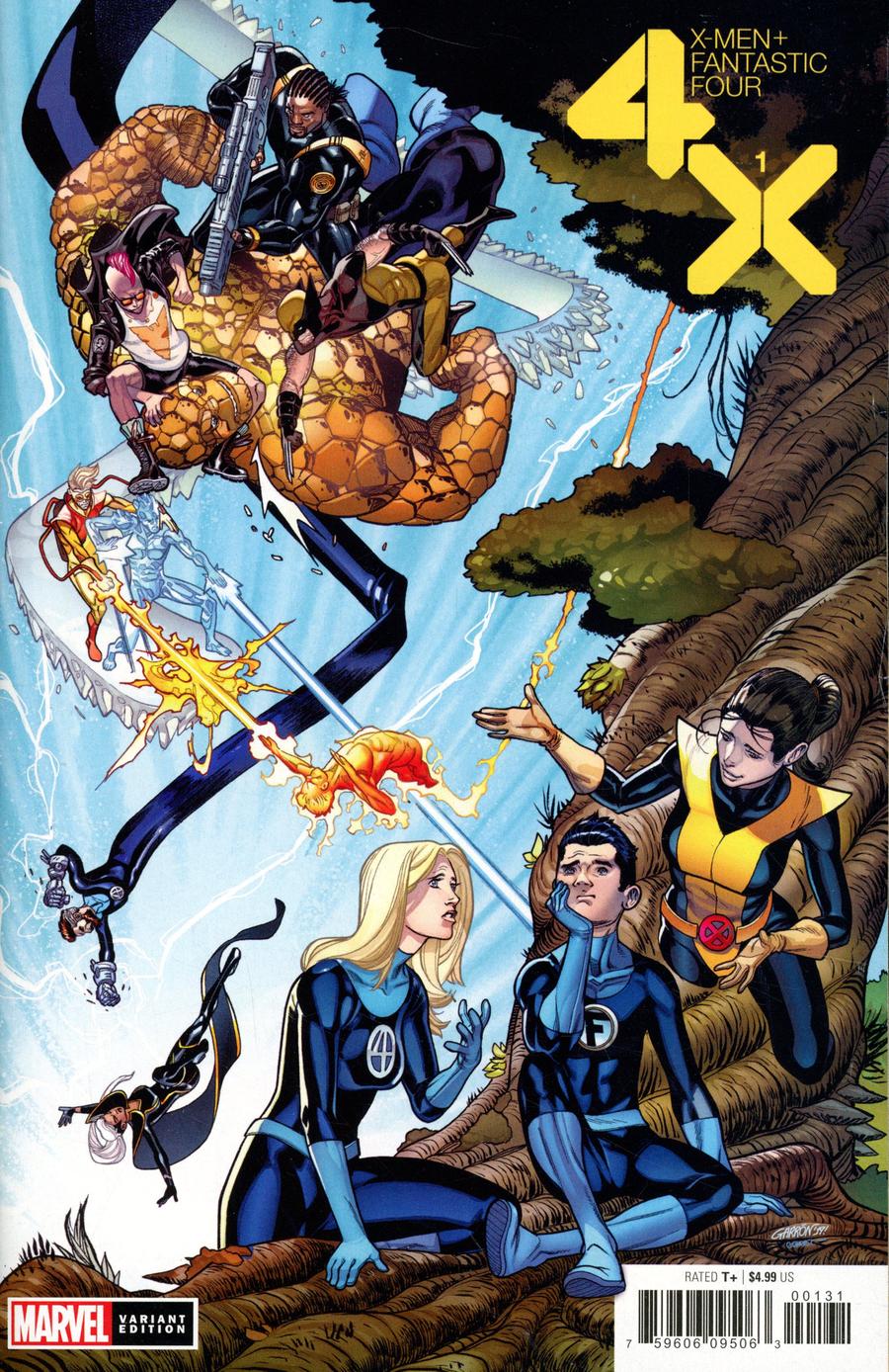 X-Men Fantastic Four Vol 2 #1 Cover E Incentive Javier Garron Variant Cover