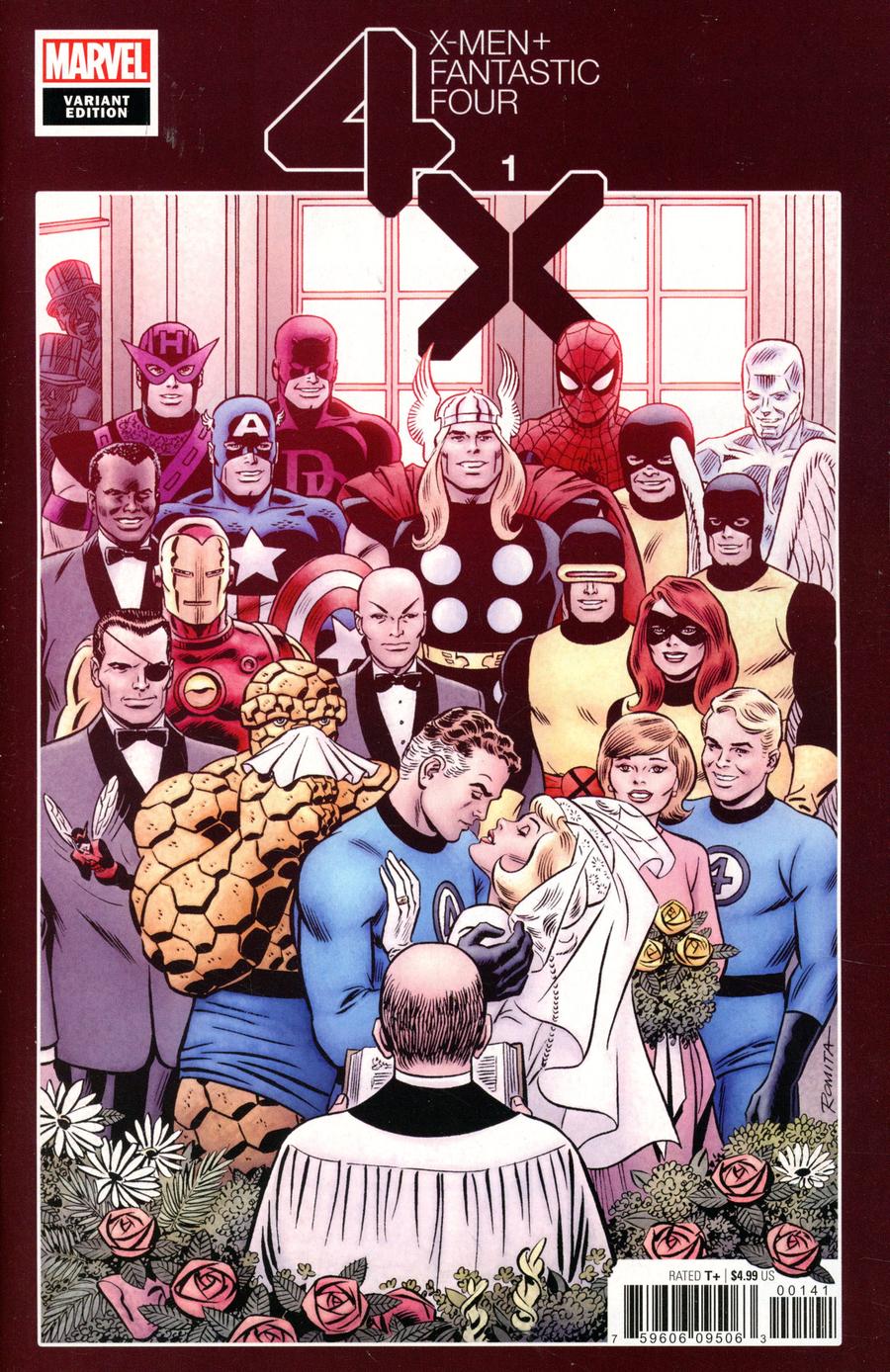 X-Men Fantastic Four Vol 2 #1 Cover F Incentive Hidden Gem Variant Cover