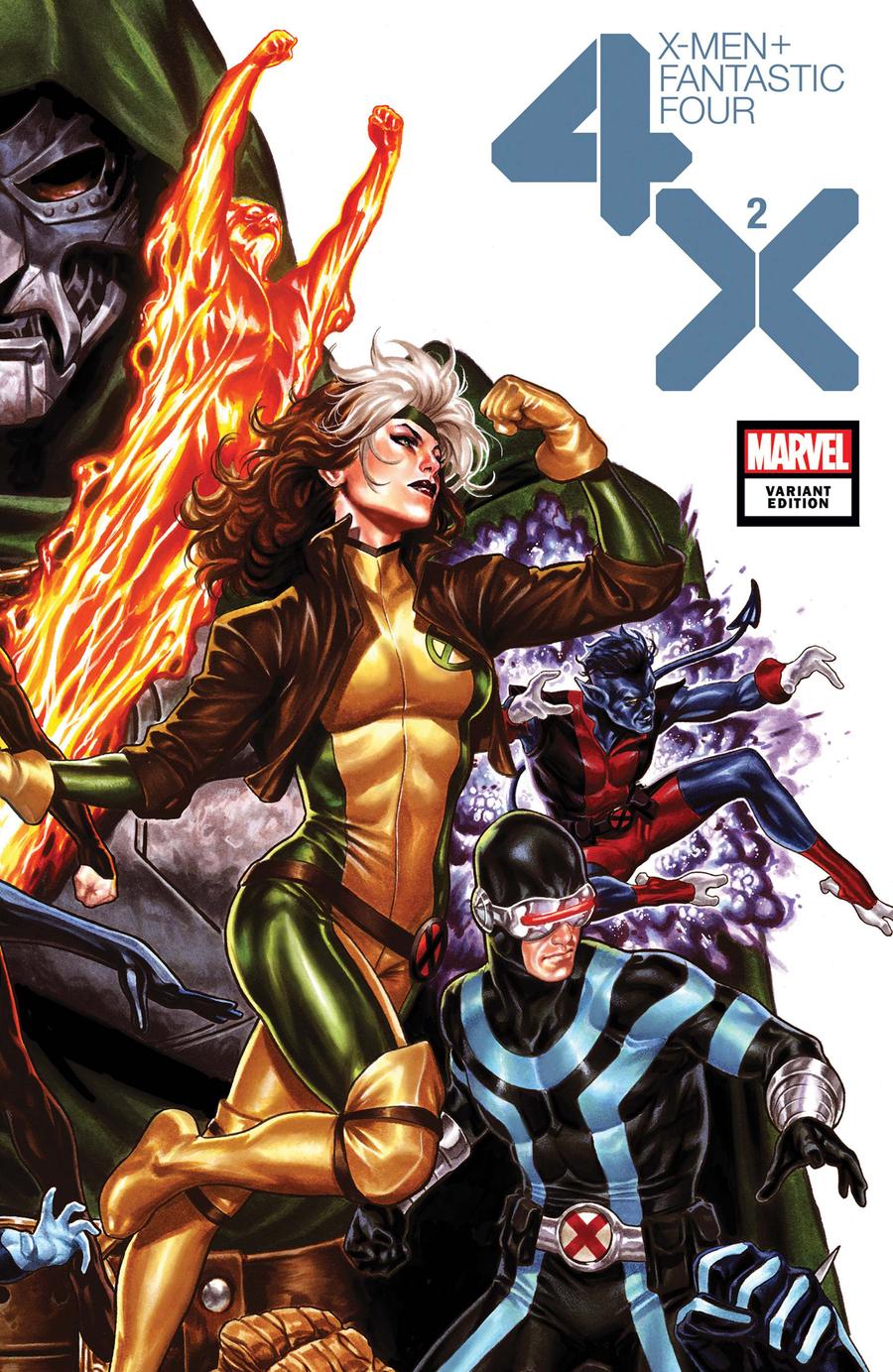 X-Men Fantastic Four Vol 2 #2 Cover C Variant Mark Brooks Cover