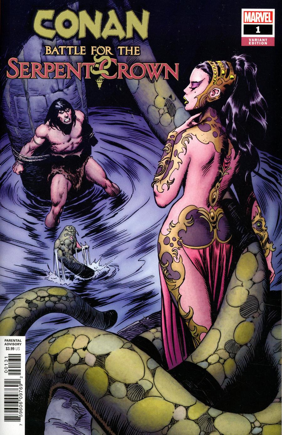 Conan Battle For The Serpent Crown #1 Cover D Incentive John Buscema Hidden Gem Variant Cover