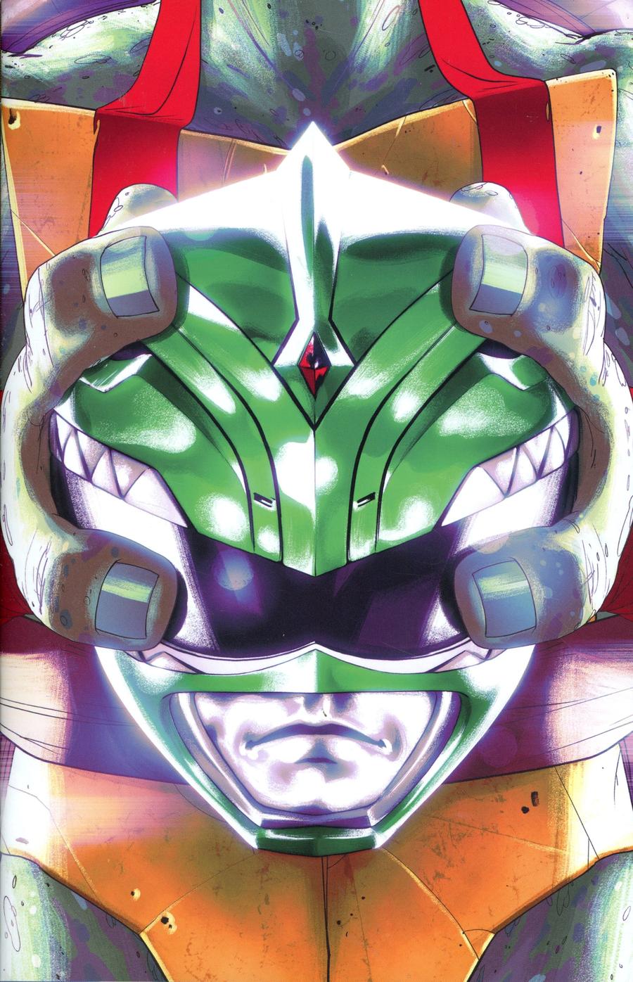 Mighty Morphin Power Rangers Teenage Mutant Ninja Turtles #3 Cover G Incentive Goni Montes Variant Cover