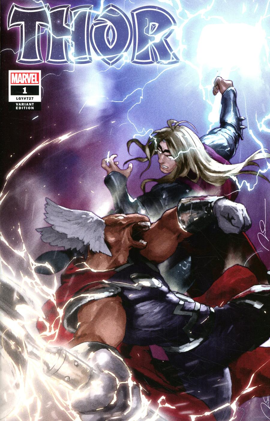 Thor Vol 6 #1  Midtown Exclusive Gerald Parel Variant Cover