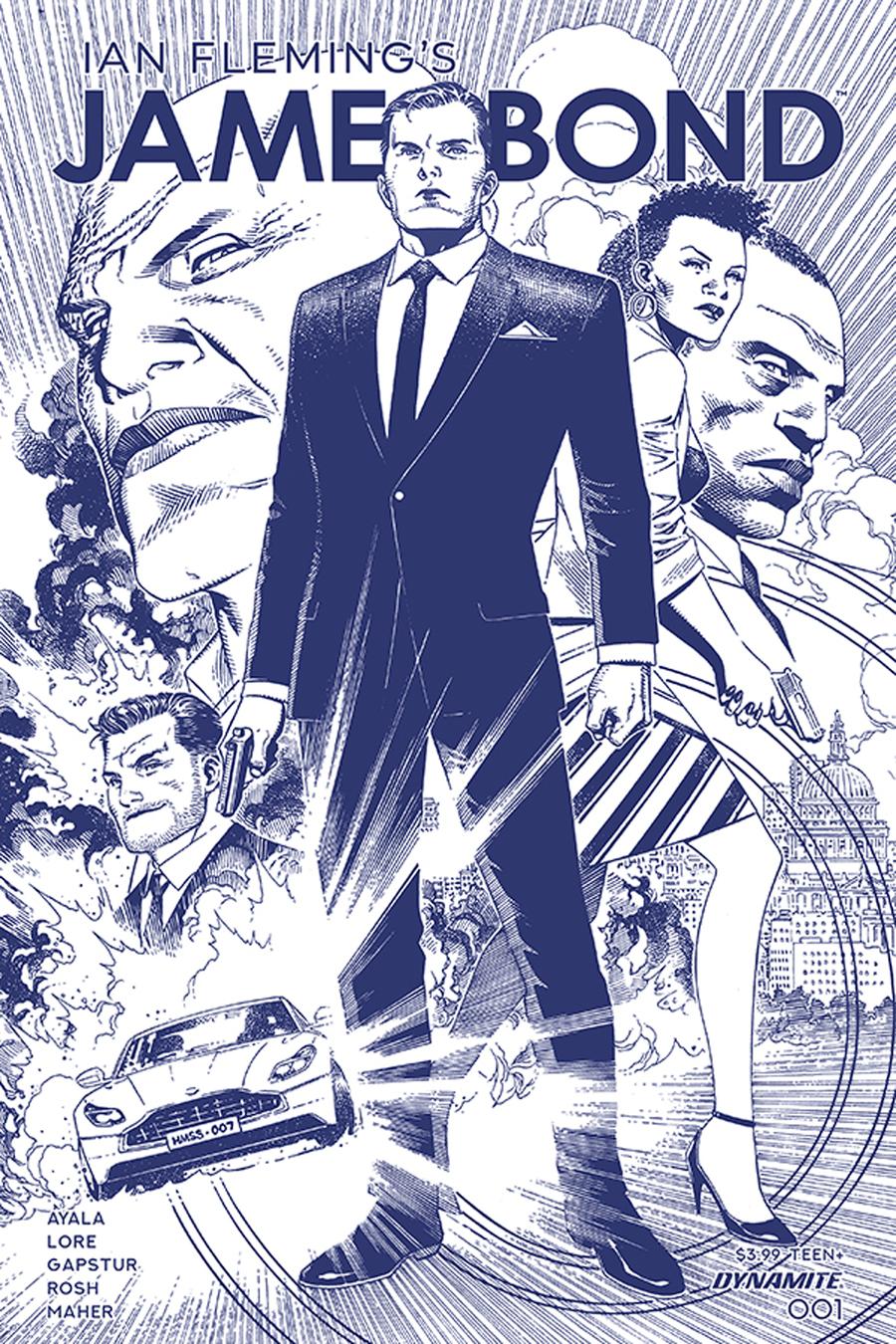 James Bond Vol 3 #1 Cover C Incentive Jim Cheung Tint Dressed Cover