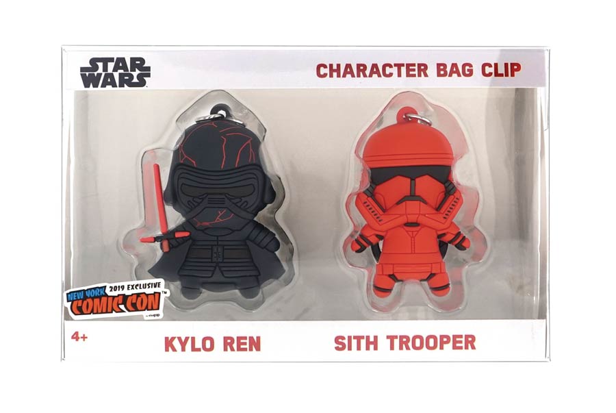 Star Wars Kylo Ren & Trooper Con Exclusive Bag Clip 2-Piece Set