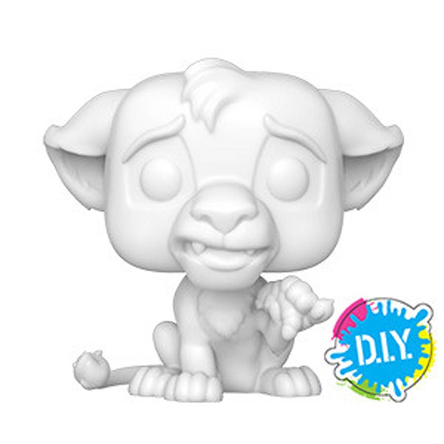 POP Disney DIY Lion King Simba White Vinyl Figure