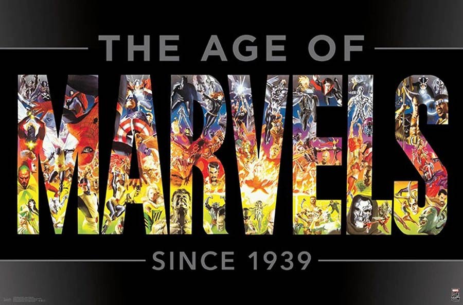 Marvel Comics Marvel 80th Anniversary Age Of Marvels Wall Poster