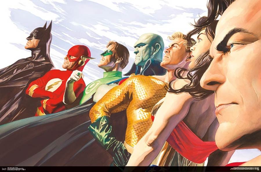 DC Comics Justice League Alex Ross Portrait Wall Poster