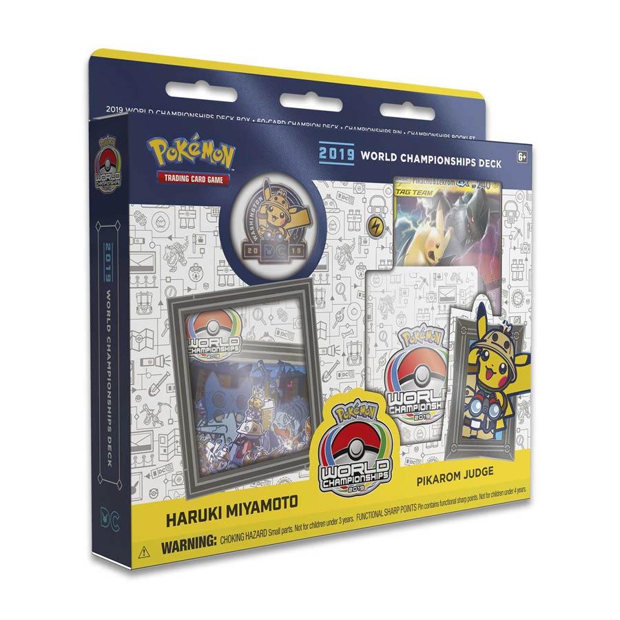 Pokemon TCG 2019 World Championship Deck - Pikarom Judge (Haruki Miyamoto)