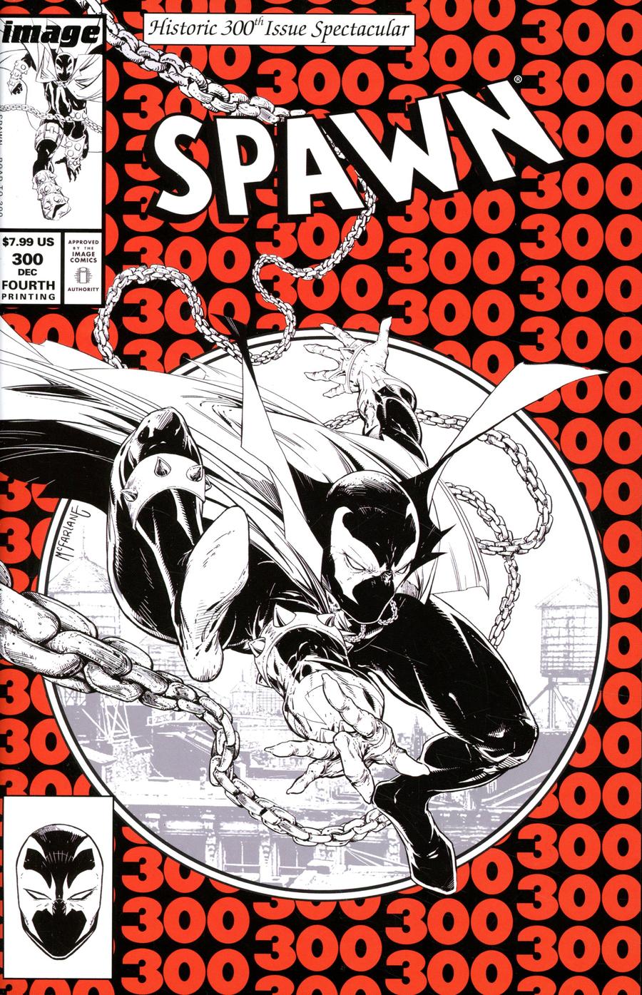 Spawn #300 Cover V 4th Ptg