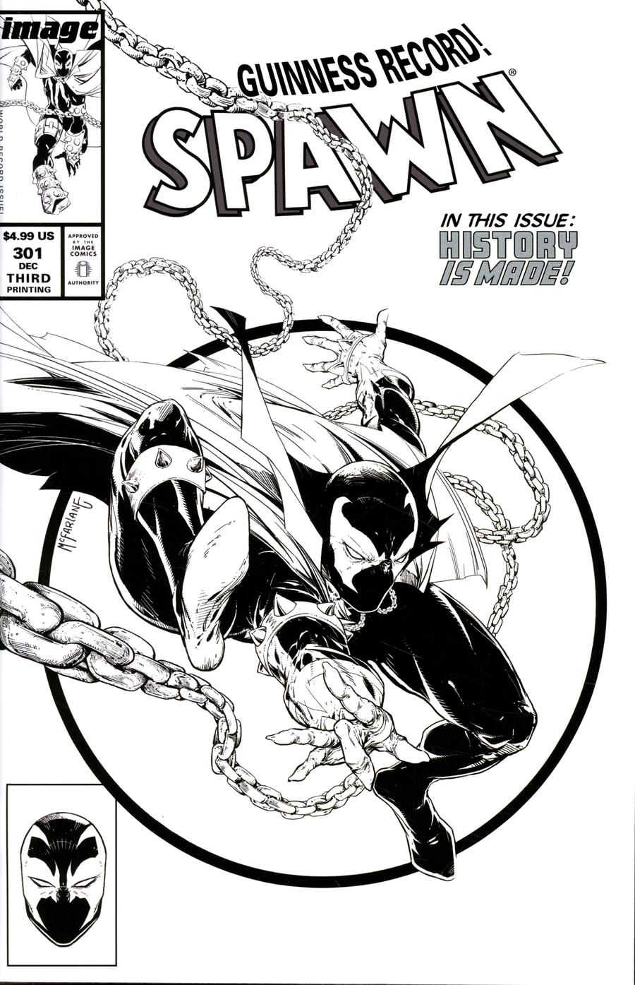 Spawn #301 Cover U 3rd Ptg