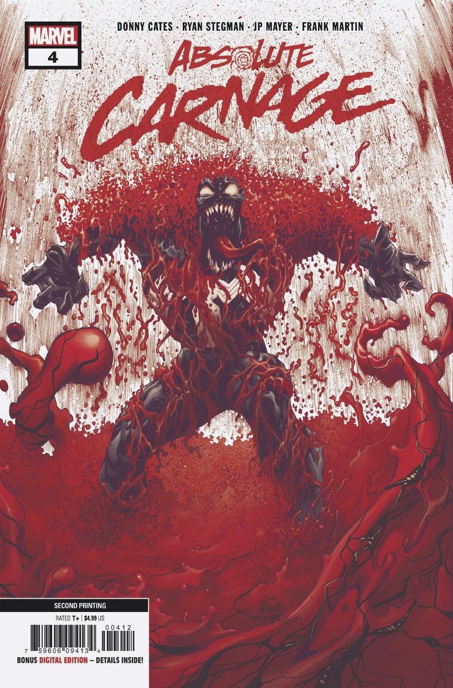 Absolute Carnage #4 Cover J 2nd Ptg Ryan Stegman Variant Cover