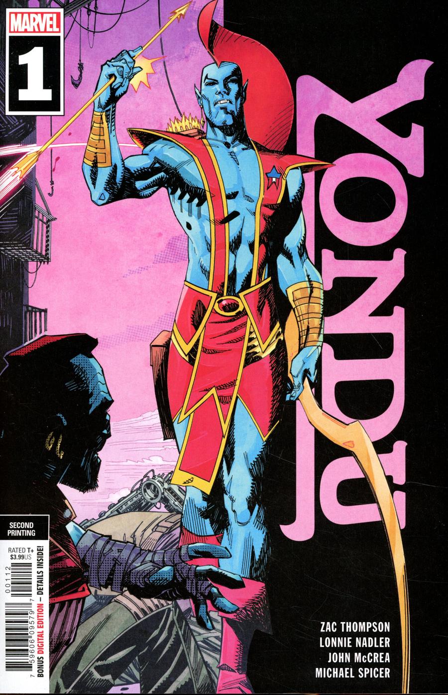 Yondu #1 Cover D 2nd Ptg John McCrea Variant Cover