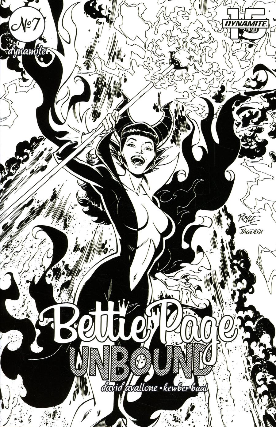 Bettie Page Unbound #7 Cover H Incentive John Royle Black & White Cover