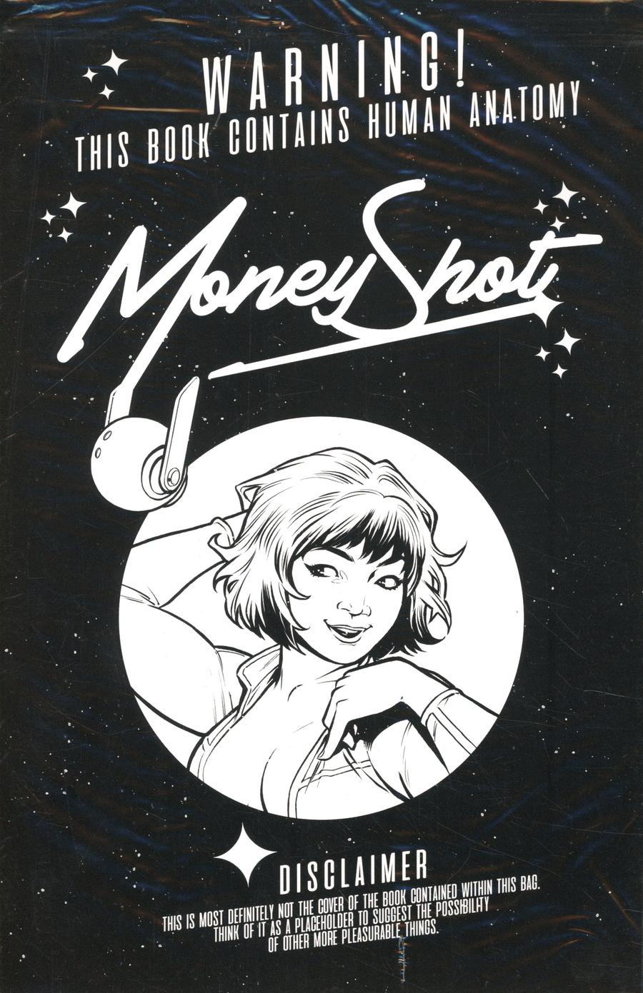 Money Shot #1 Cover I 2nd Ptg Variant Chris Burnham Black Bag Cover Without Polybag