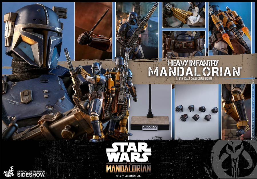 Star Wars The Mandalorian Heavy Infantry Mandalorian Sixth Scale Figure