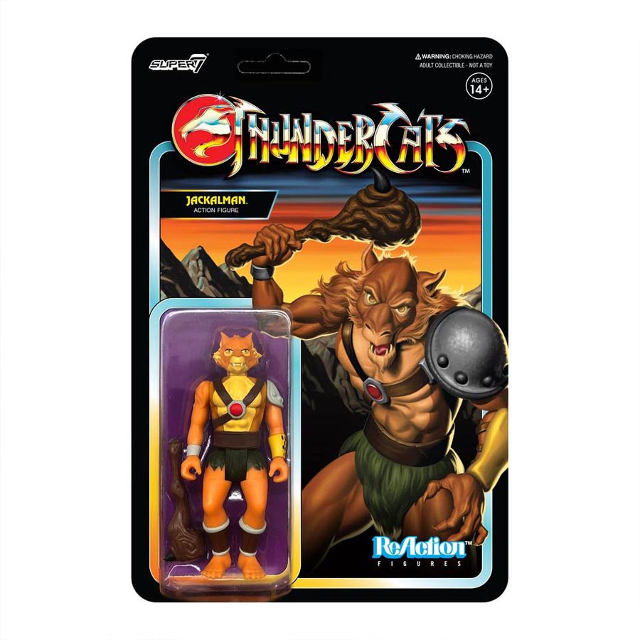Thundercats Wave 1 ReAction Figure - Jackalman