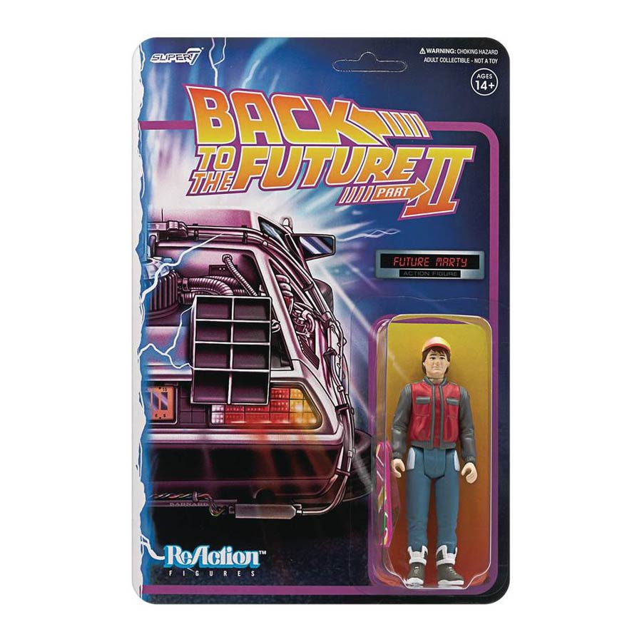 Back To The Future Wave 1 ReAction Figure - Marty McFly (Future)