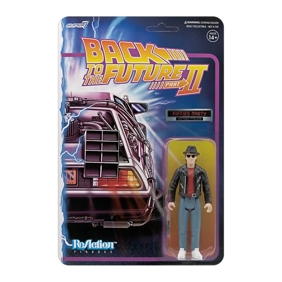 Back To The Future Wave 1 ReAction Figure - Marty McFly (1950s)