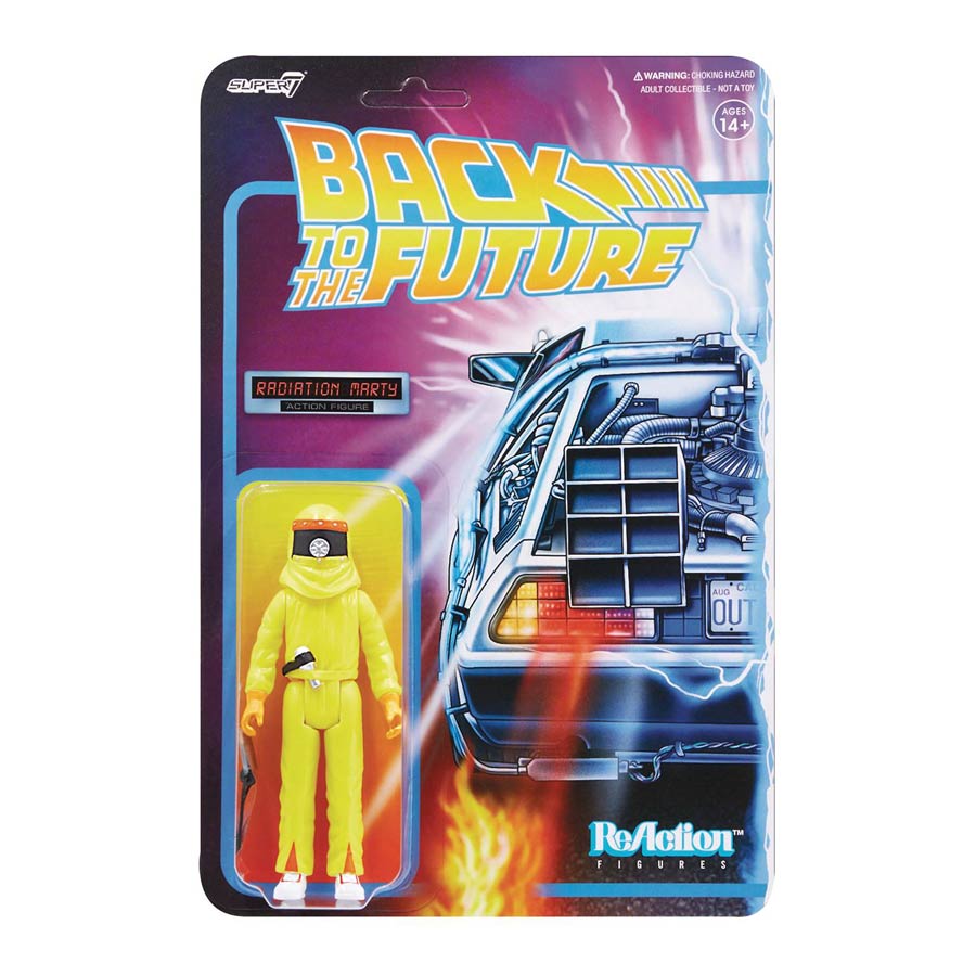 Back To The Future Wave 1 ReAction Figure - Marty McFly (Radiation Suit)