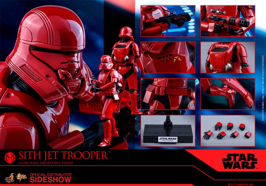 Star Wars The Rise Of Skywalker Sith Jet Trooper Sixth Scale Figure