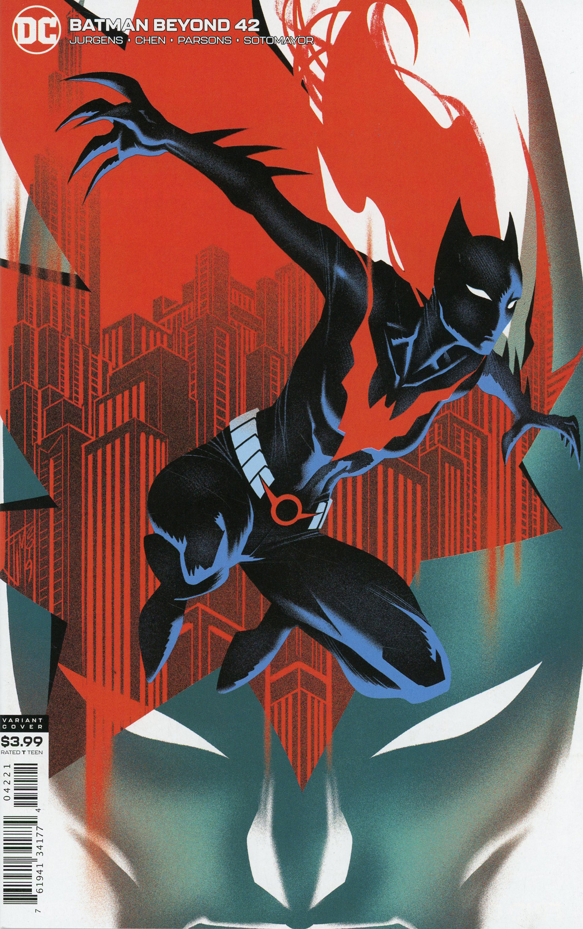 Batman Beyond Vol 6 #42 Cover B Variant Francis Manapul Cover