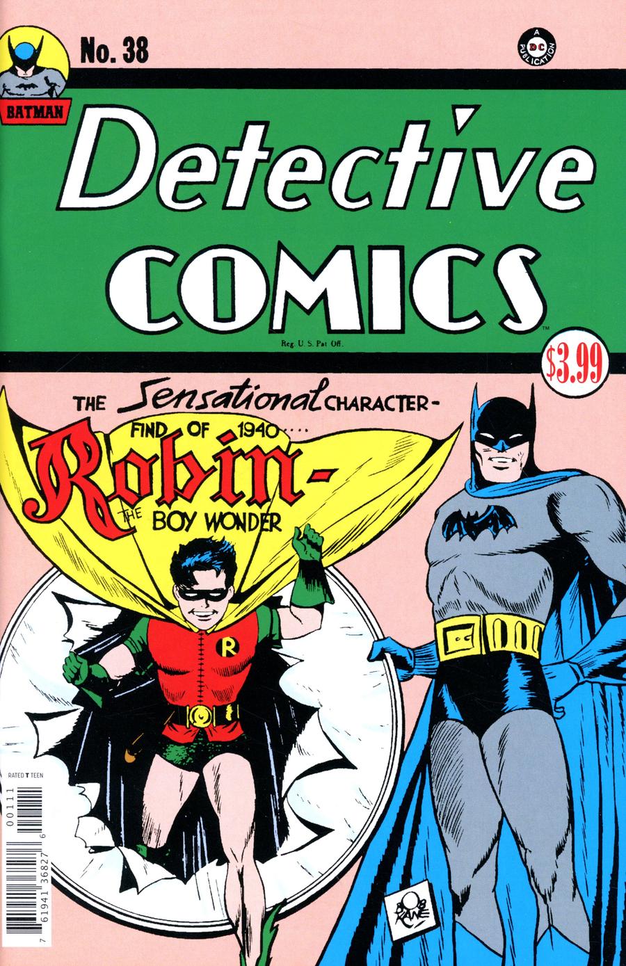 Detective Comics #38 Cover D Facsimile Edition