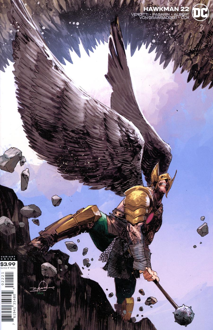 Hawkman Vol 5 #22 Cover B Variant Gerardo Zaffino Cover