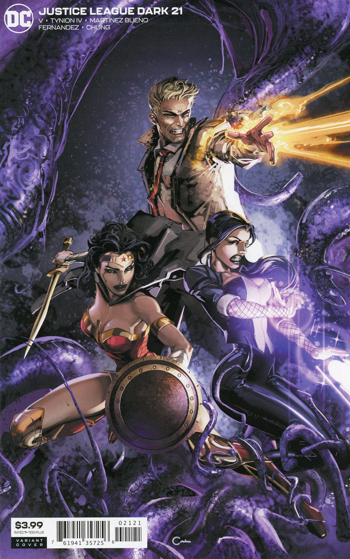 Justice League Dark Vol 2 #21 Cover B Variant Clayton Crain Cover