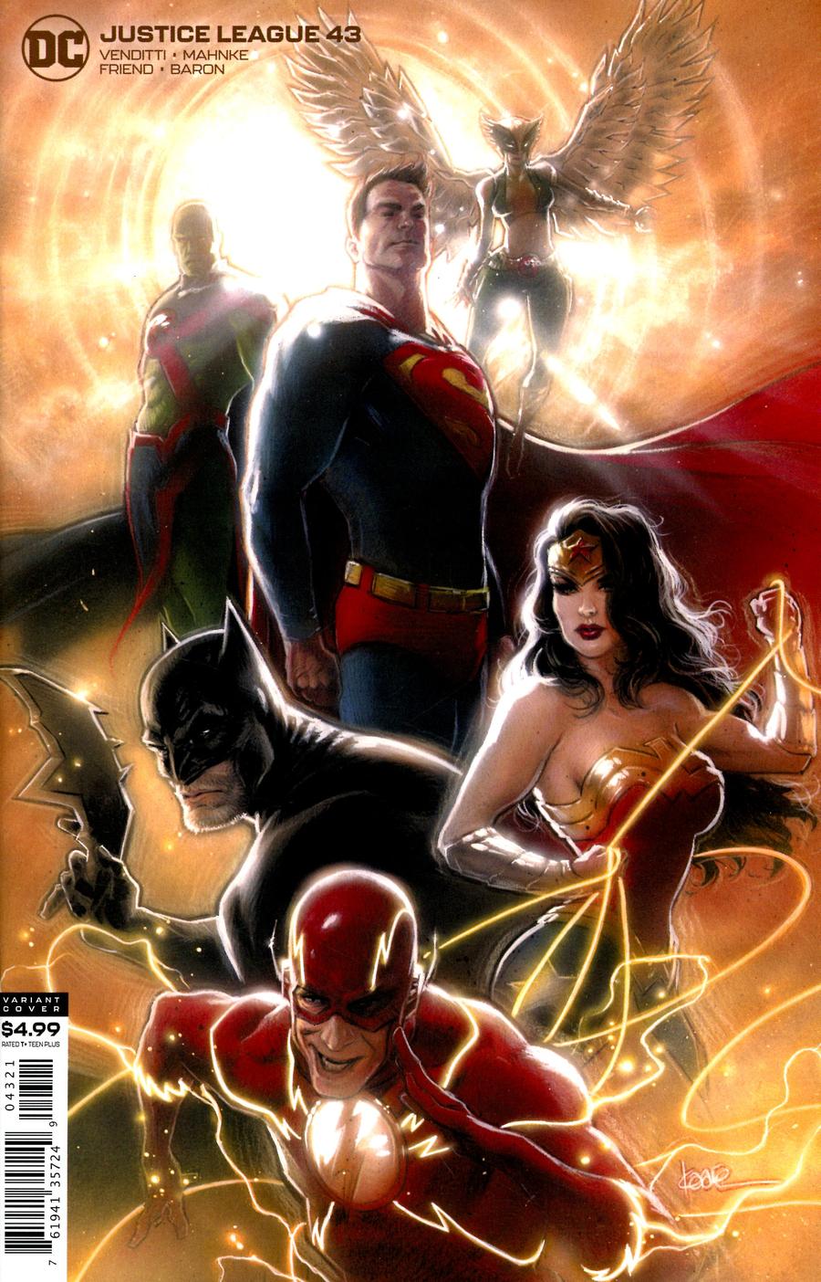 Justice League Vol 4 #43 Cover B Variant Kaare Andrews Card Stock Cover