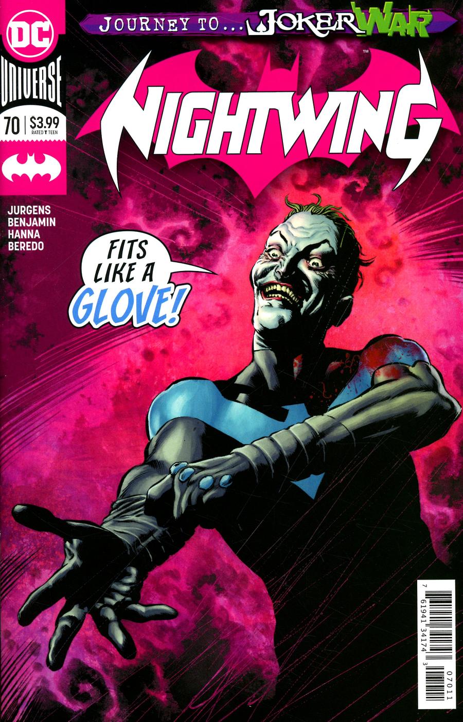 Nightwing Vol 4 #70 Cover A 1st Ptg Regular Mike Perkins Cover (Joker War Tie-In)